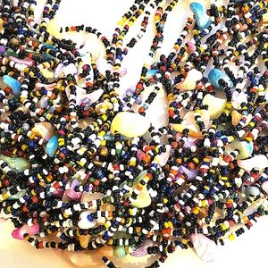 Beautiful Beaded And Shell Statement Necklace